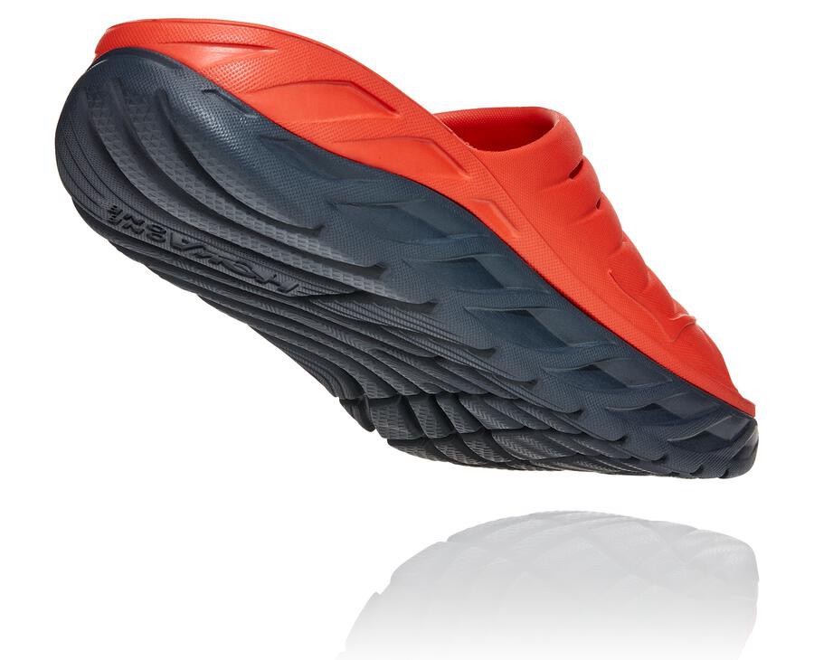 Hoka One One Mens Slide - ORA Recovery - Red - TRUS03547